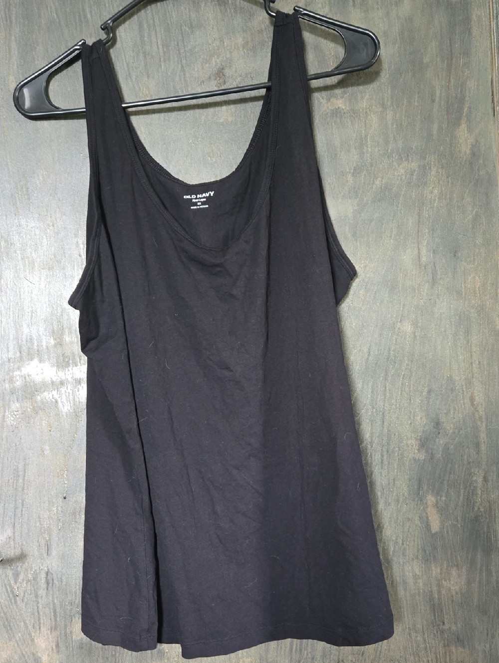 Set Of 2 Old Navy Scoop Neck Tank Top One Black The Other Blue